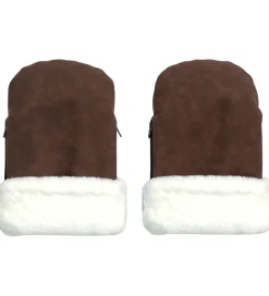 KongWalther Barnevognsudstyr|Barnevognshandsker>Barnevognshandsker - Østerbro - Chocolate Brown Faux