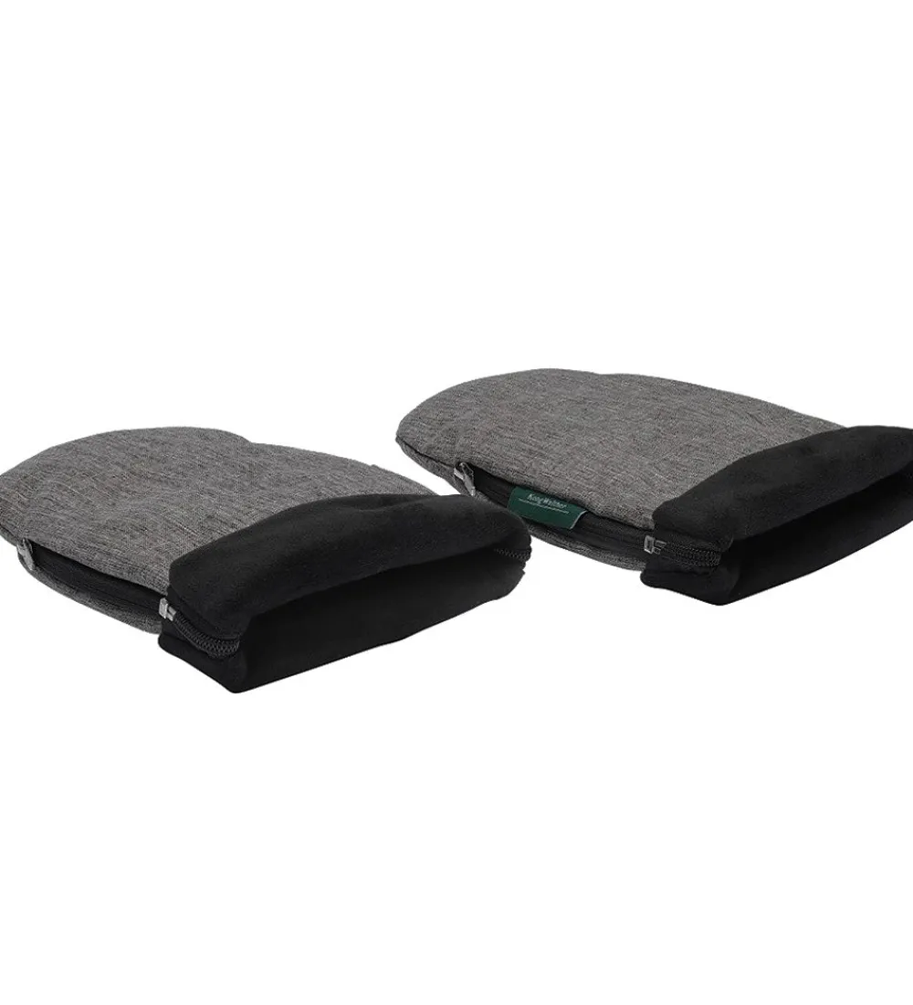 KongWalther Barnevognshandsker>Barnevognshandsker - Østerbro - Gråmeleret/Fleece