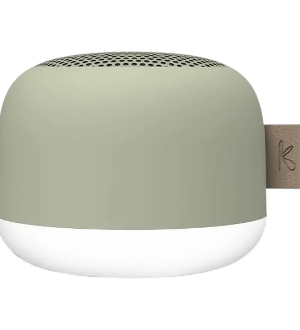Kreafunk Højtalere|Højtaler m. Lys/Magnet - aLIGHT - Dusty Olive