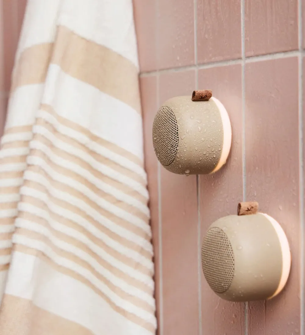 Kreafunk Højtalere|Højtaler m. Lys/Magnet - aLIGHT - Ivory Sand