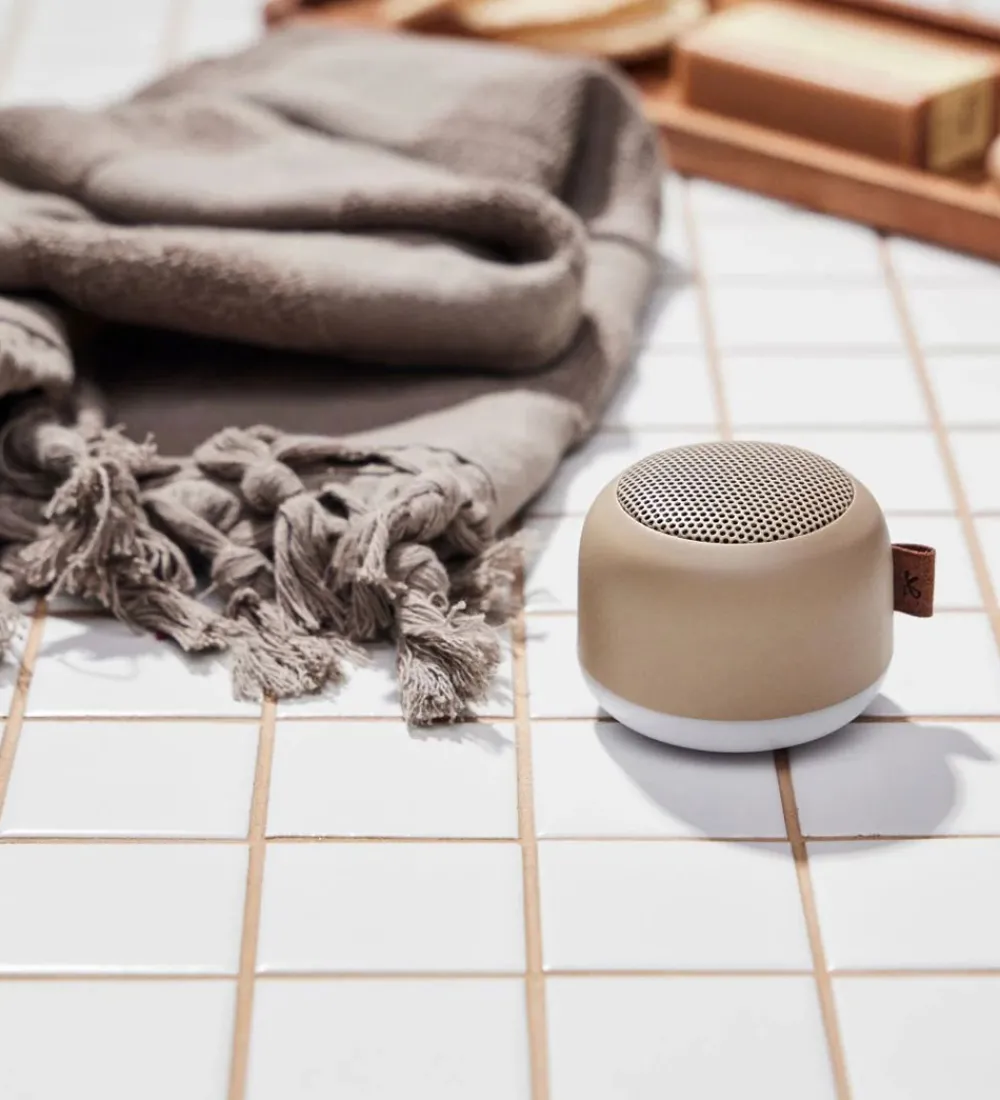 Kreafunk Højtalere|Højtaler m. Lys/Magnet - aLIGHT - Ivory Sand