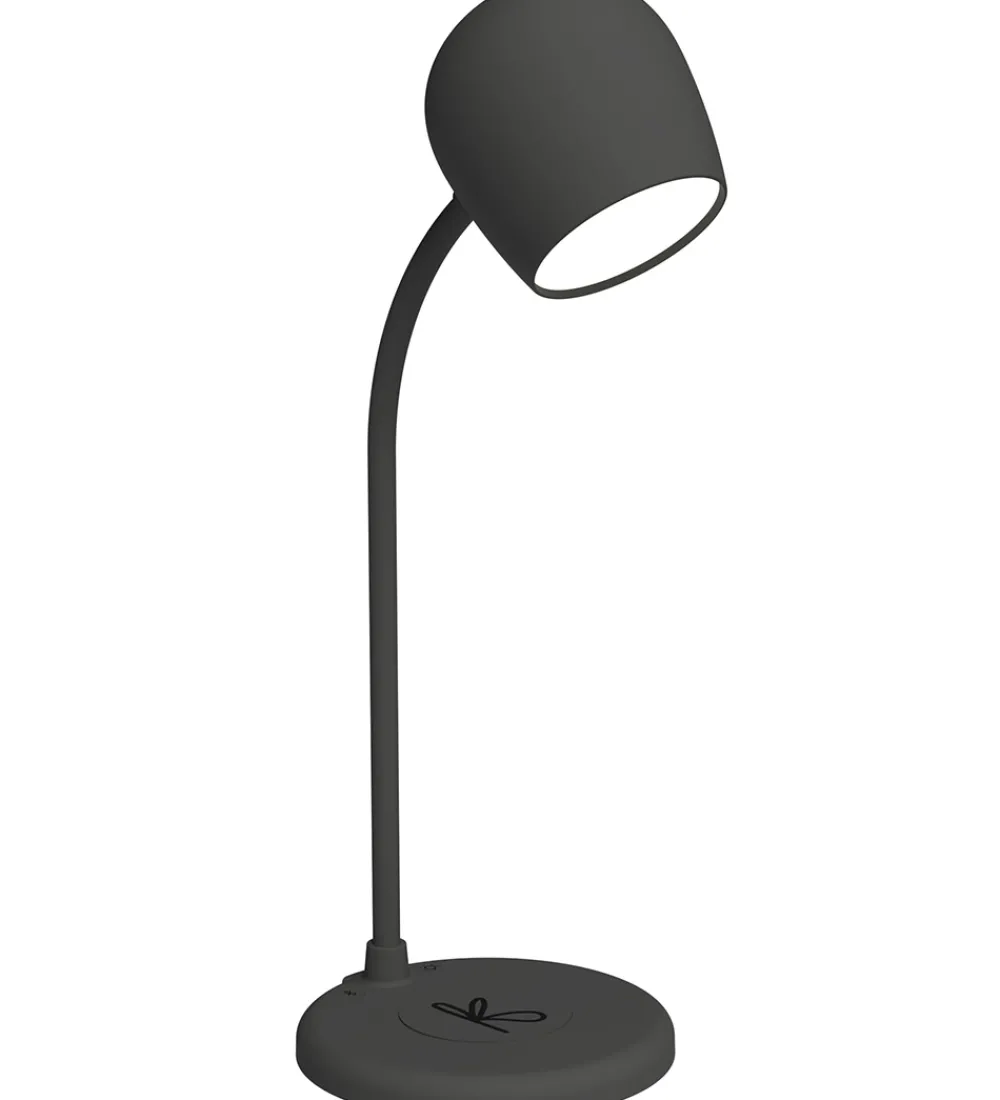 Kreafunk Adaptere Og Opladere>Lampe m. Oplader + Højtaler - Ellie - Sort