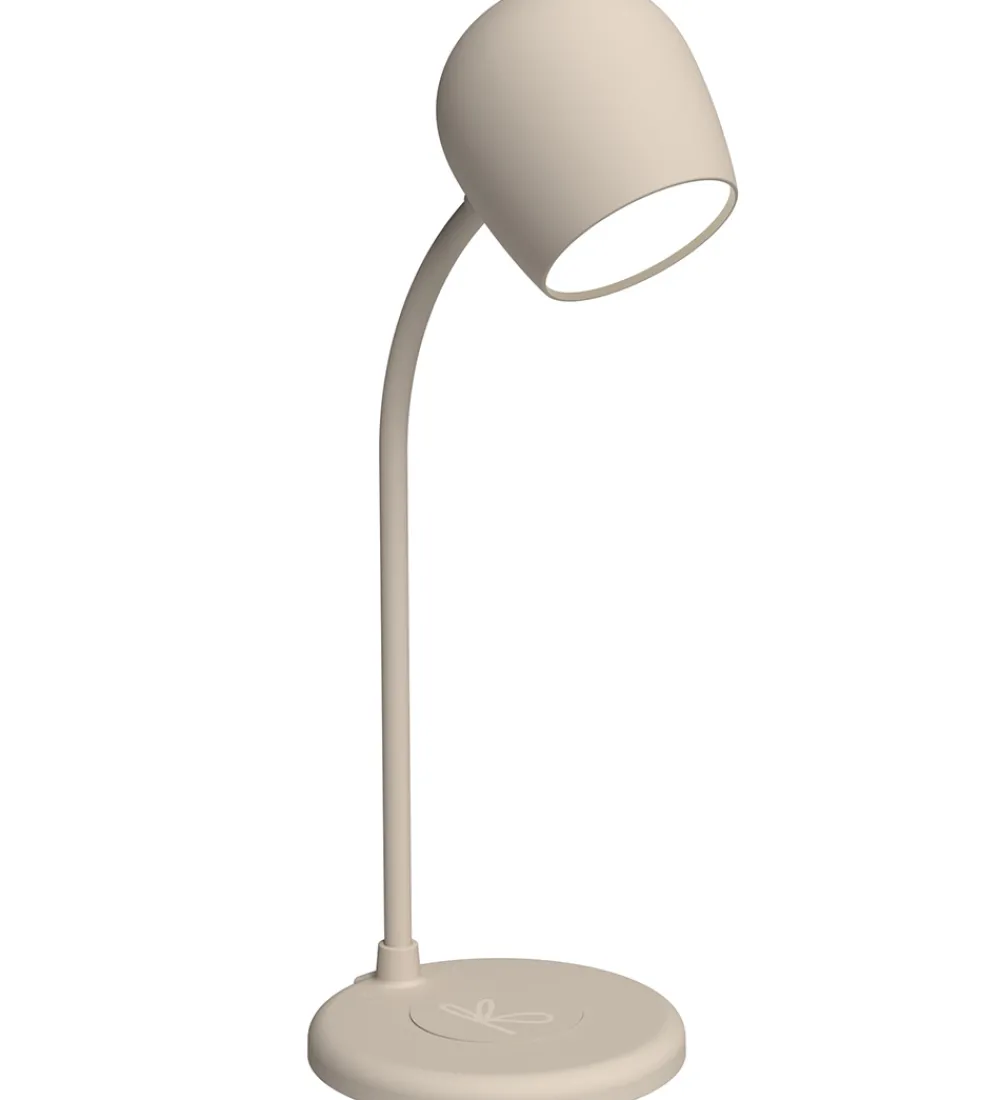 Kreafunk Adaptere Og Opladere>Lampe m. Oplader + Højtaler - Ellie - 12x32 cm - Ivory