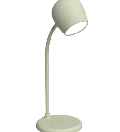 Kreafunk Adaptere Og Opladere|Lampe m. Oplader + Højtaler - Ellie - Dusty Olive