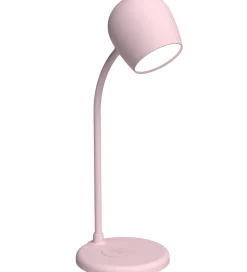 Kreafunk Adaptere Og Opladere|Lampe m. Oplader + Højtaler - Ellie - Dusty Rose