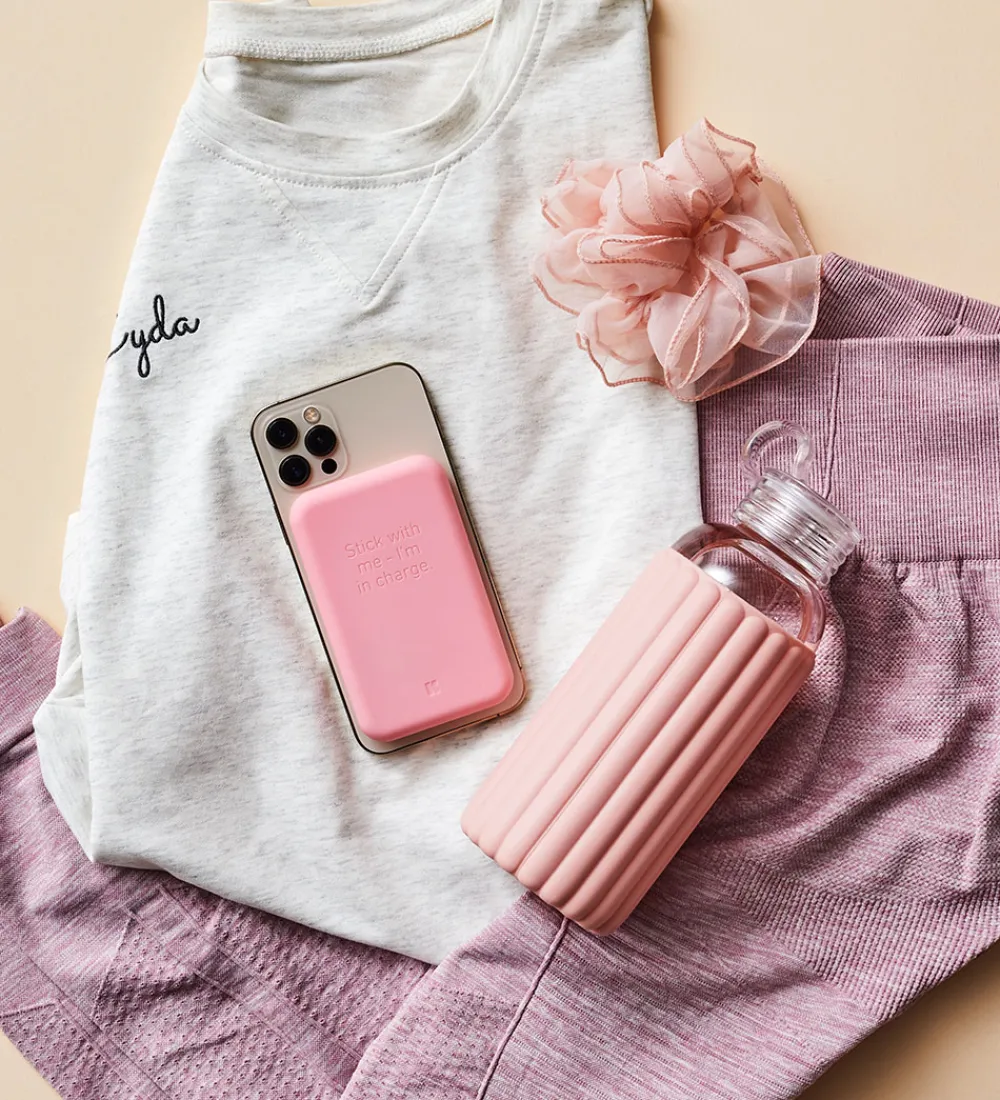 Kreafunk Powerbanks>Powerbank - toCHARGE Qi - Fresh Pink - 5.000mAh