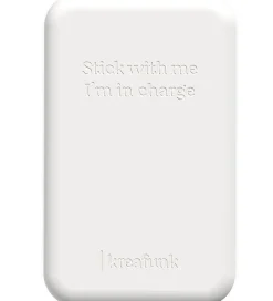Kreafunk Powerbanks|Powerbank - toCHANGE QI - Hvid - 5.000mAh