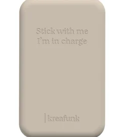 Kreafunk Powerbanks>Powerbank - toCHARGE Qi - Ivory Sand - 5.000mAh