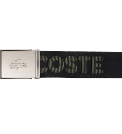 Børn Lacoste Bælter|Bælte - Jaquard Webbing - Noir Escadron