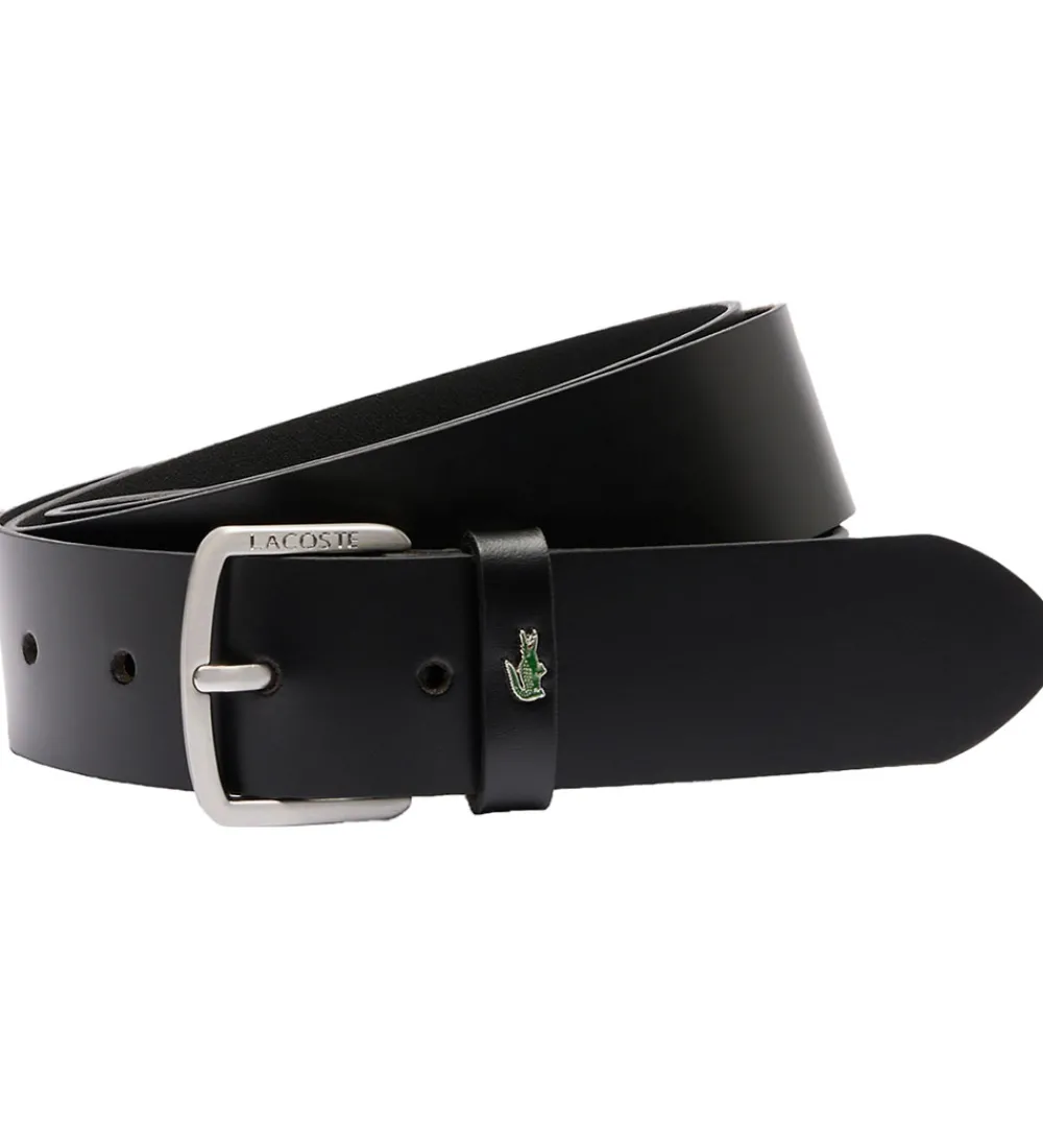 Børn Lacoste Bælter|Bælte - Læder - Sort