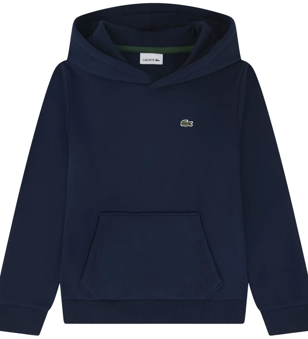 Børn Lacoste Hættetrøjer>Hættetrøje - Marine
