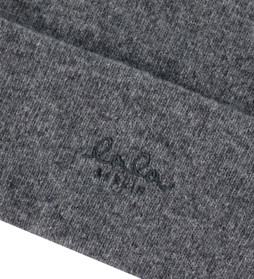 Børn Lala Berlin Uld>Hue - Uld - Bina - Asphalt