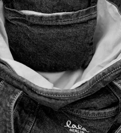Lala Berlin Shoppers|Shopper - Carmela - Denim Washed Black