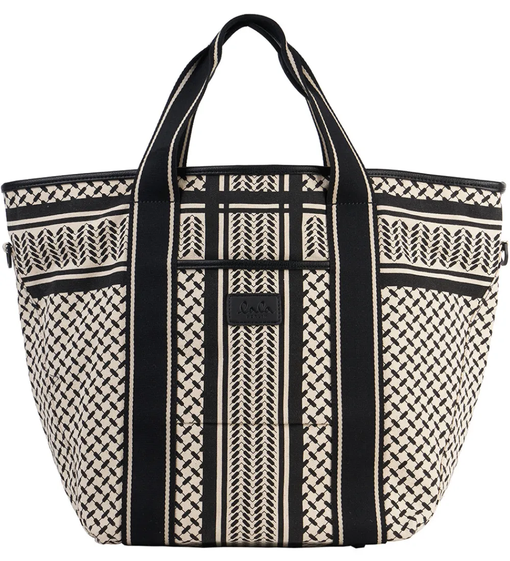 Lala Berlin Shoppers|Shopper - East West - Heritage Stripe Black