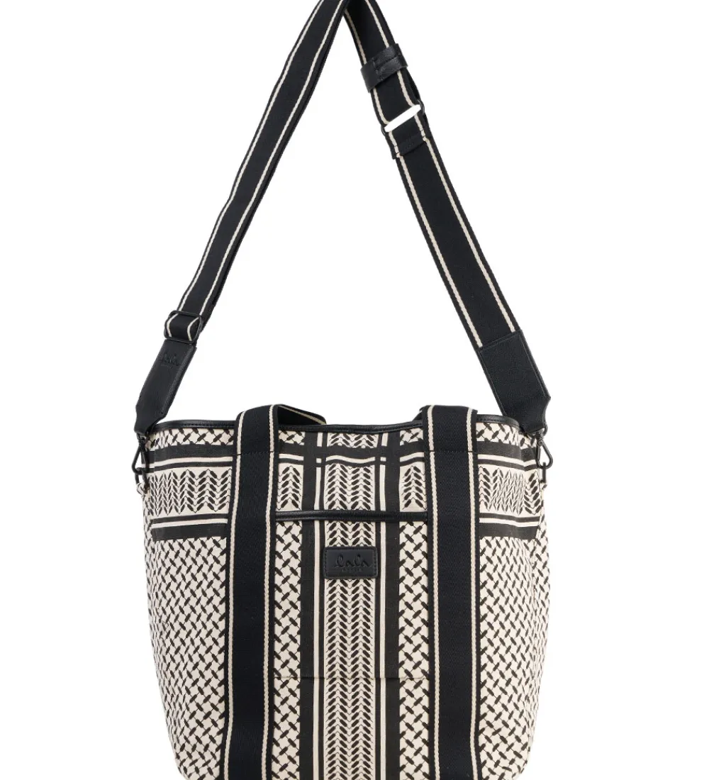 Lala Berlin Shoppers|Shopper - East West - Heritage Stripe Black