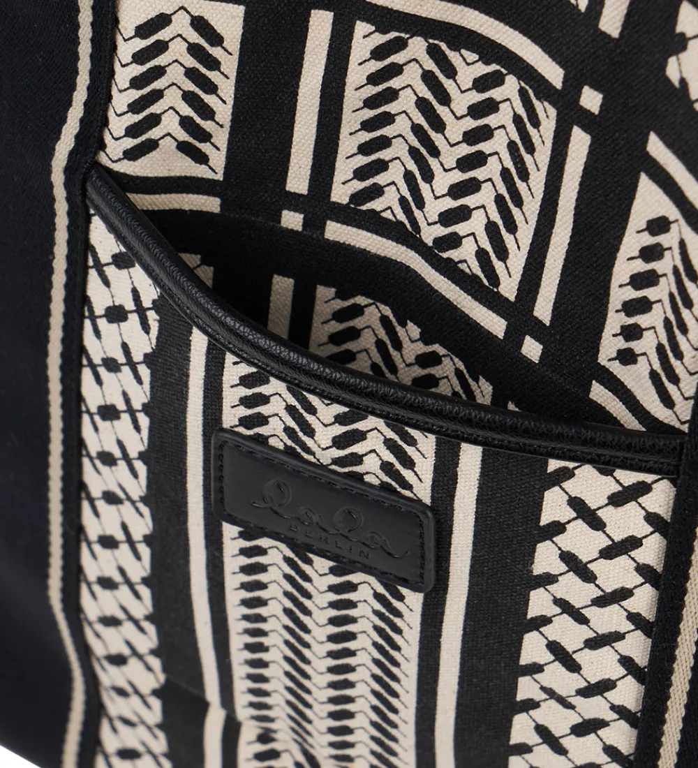 Lala Berlin Shoppers|Shopper - East West - Heritage Stripe Black