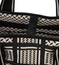 Lala Berlin Shoppers|Shopper - East West - Heritage Stripe Black