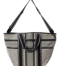 Lala Berlin Shoppers|Shopper - East West Tote Marin - Heritage Stripe Bla