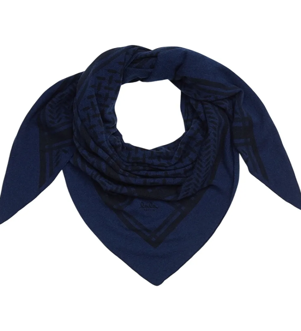 Børn Lala Berlin Tørklæder|Tørklæde - Triangle Trinity M - 162x85 - Inchiostro