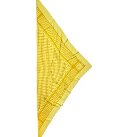 Børn Lala Berlin Tørklæder|Tørklæde - Triangle Trinity Classic M - Gul