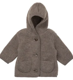 Børn Lalaby Cardigans|Cardigan - Uld - Chocolate