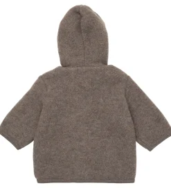 Børn Lalaby Cardigans|Cardigan - Uld - Chocolate