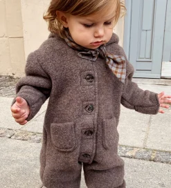 Børn Lalaby Køredragter></noscript>Kørerdragt - Uld - Chocolate