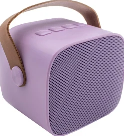 Lalarma Musikinstrumenter|Højtalere|Højtaler m. Mikrofon - Trådløs - Karaoke - Lilla