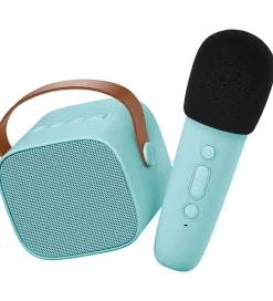 Lalarma Musikinstrumenter|Højtalere>Højtaler m. Mikrofon - Trådløs - Karaoke - Blå