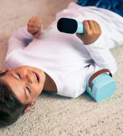 Lalarma Musikinstrumenter|Højtalere|Højtaler m. Mikrofon - Trådløs - Karaoke - Rosa