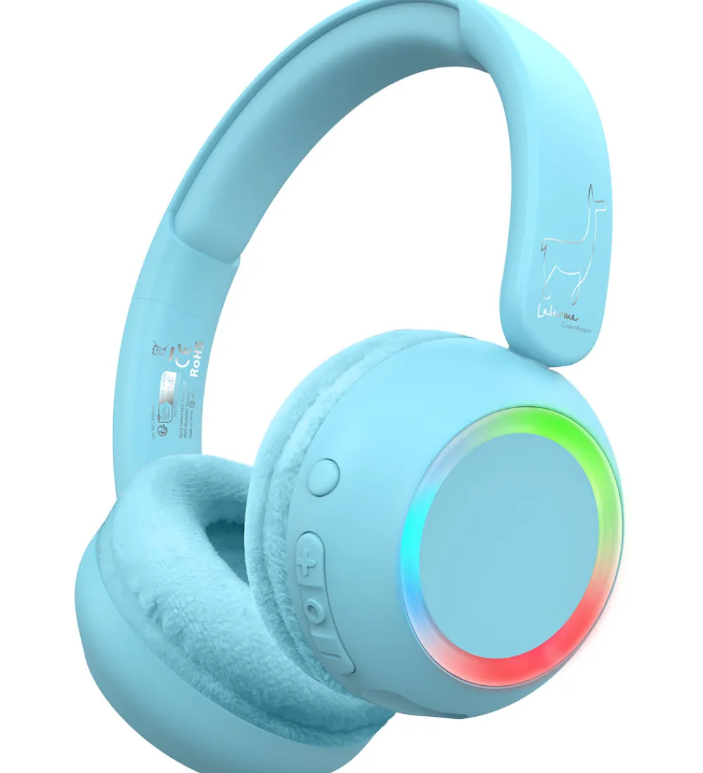 Lalarma Høretelefoner|Høretelefoner m. Lys - Trådløs - 85db - Blå