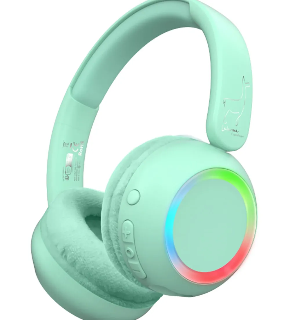 Lalarma Høretelefoner>Høretelefoner m. Lys - Trådløs - 85db - Mint