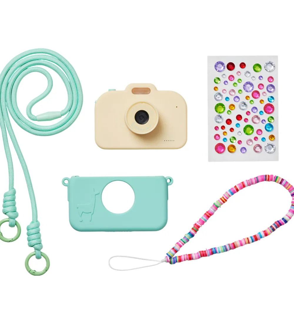 Børn Lalarma Børnekamera|Kamera - Star - Gul/Mint