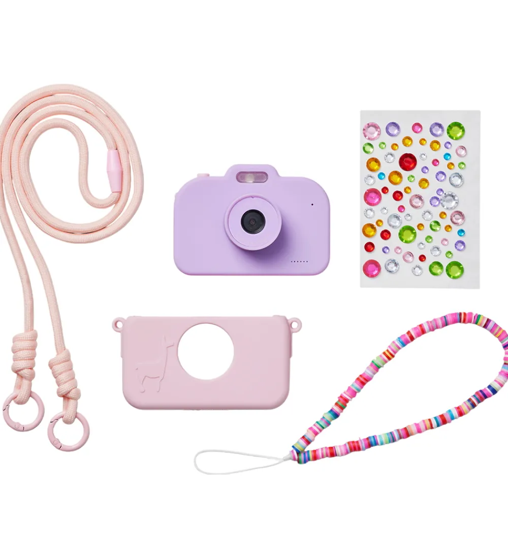 Børn Lalarma Børnekamera>Kamera - Star - Rosa/Lilla