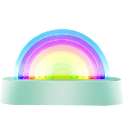 Lalarma Fritstående Lamper|Lamper|Lampe - Dancing Rainbow - 18x11x4 cm - Mint