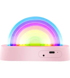 Lalarma Fritstående Lamper|Lamper|Lampe - Dancing Rainbow - 18x11x4 cm - Rosa