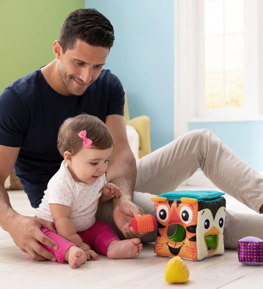 Lamaze Puttekasser>Blød Puttekasse m. Dyremotiver - Multifarvet