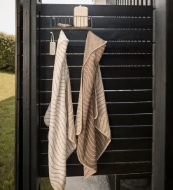 Leander Babyhåndklæde- Og Poncho|Håndklæder>Babyhåndklæde - Hoodie - 80x80 cm - Mocca