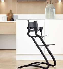 Leander Højstole></noscript>Classic Bøjle til Højstol - Sort m. Læderstrop