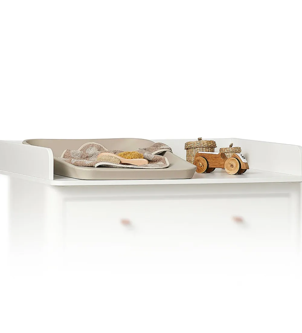 Leander Pusleborde|Kommoder|Classic Pusleenhed til Kommode - 94x72x12 cm - Hvid