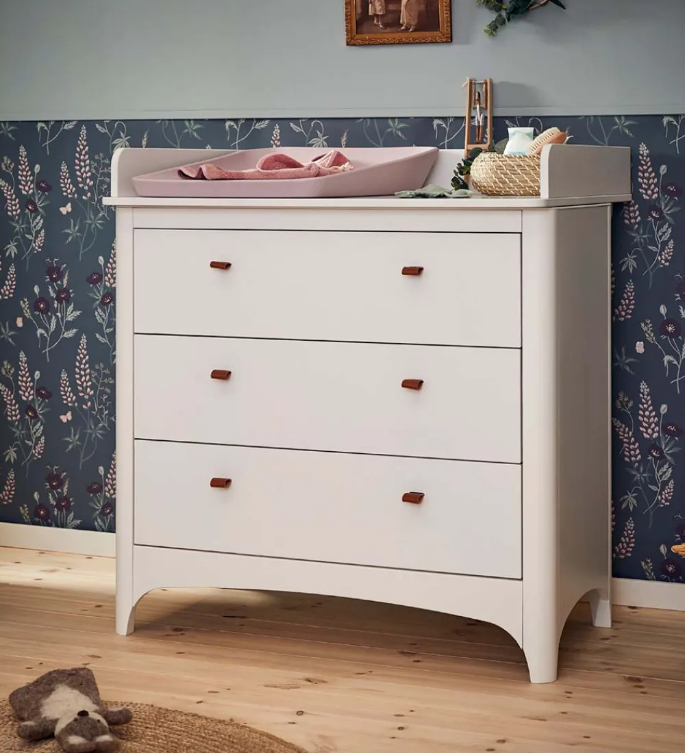 Leander Pusleborde|Kommoder|Classic Pusleenhed til Kommode - 94x72x12 cm - Hvid