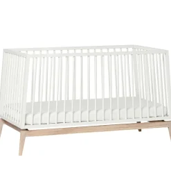 Leander Senge>Luna Babyseng - 140x70 - Hvid/Eg