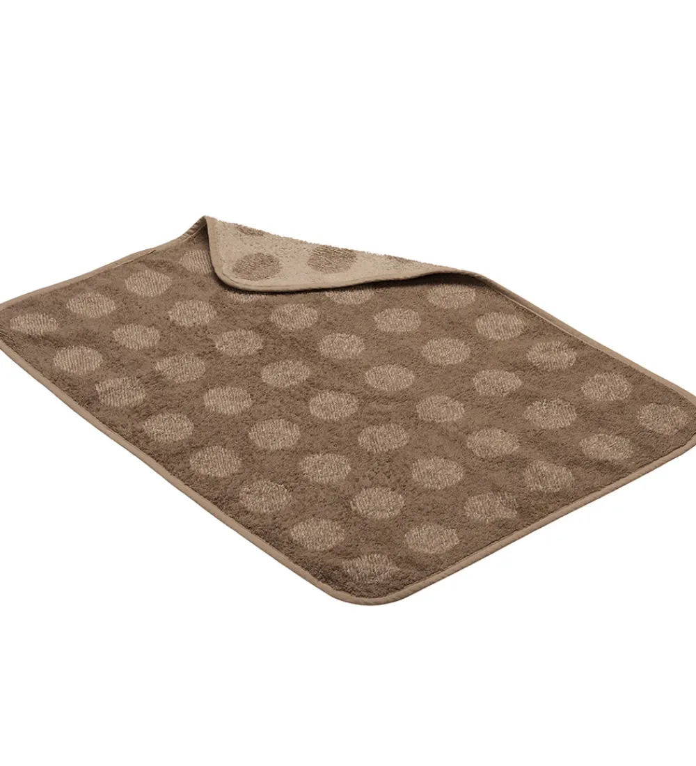 Leander Pusletid|Puslepuder Og -Underlag>Topper - Matty - 50x65 cm - Mocca m. Prikker