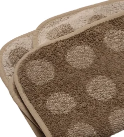 Leander Pusletid|Puslepuder Og -Underlag>Topper - Matty - 50x65 cm - Mocca m. Prikker