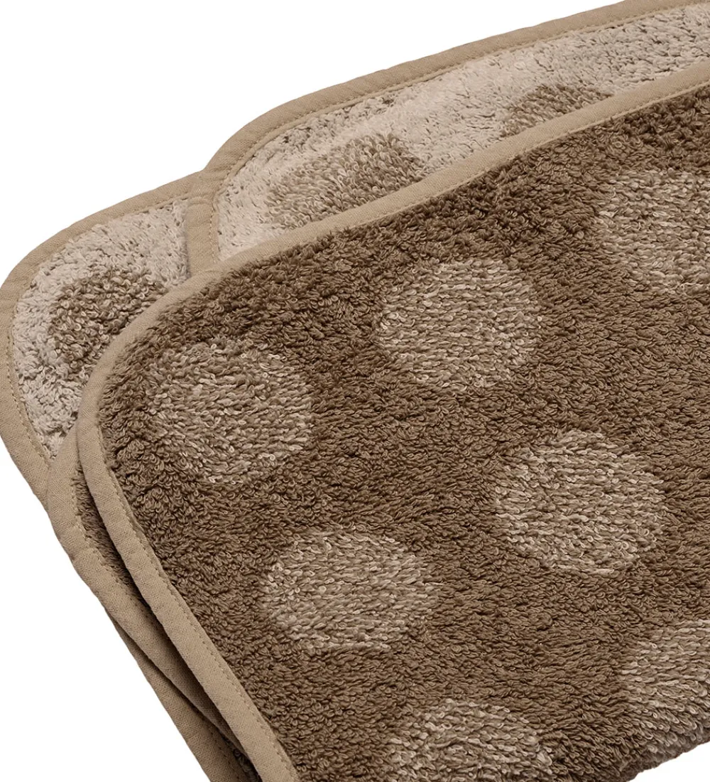 Leander Pusletid|Puslepuder Og -Underlag>Topper - Matty - 50x65 cm - Mocca m. Prikker