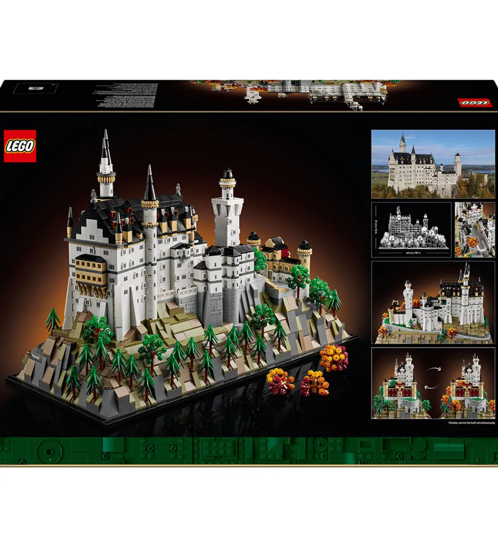 LEGO® Lego®|Konstruktionslegetøj>Architecture - Neuschwanstein Slot 21063 - 3455 Dele