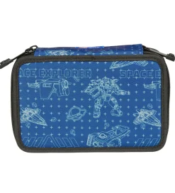 LEGO® Tasker Penalhuse>LEGO® City Penalhus m. Indhold - Space Explorer - Blå