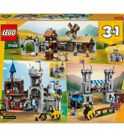 LEGO® Lego®|Konstruktionslegetøj|Creator - Hesteriddernes Middelalderborg 31168 - 3-i-1 - 1