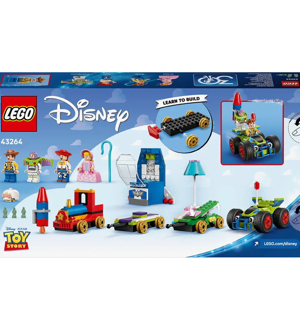 LEGO® Lego®|Konstruktionslegetøj>Disney - Toy Story-fejring: Tog og fje... 43264 - 206 Dele