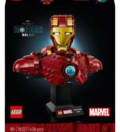 LEGO® Konstruktionslegetøj|Byg Og Klodser|Marvel - Iron Man MK4-buste 76327 - 436 Dele